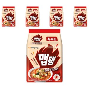 맵탱 마늘조개라면 110g, 20개