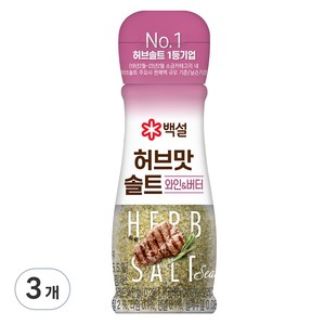 백설 허브맛솔트 와인 버터, 40g, 3개