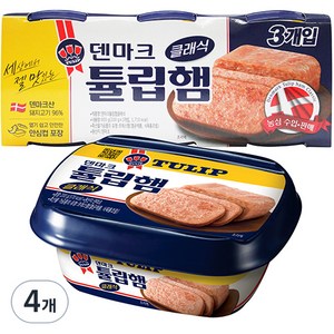 튤립푸드 클래식 햄 통조림, 200g, 12개