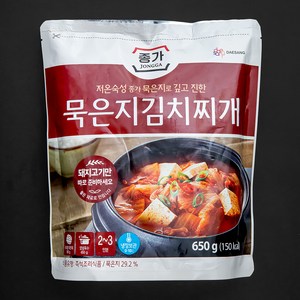 종가 묵은지 김치찌개 냉장, 650g, 1개