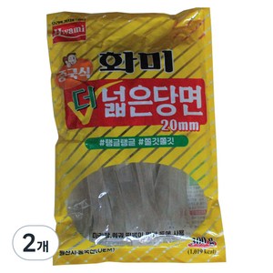 화미 중국식 더 넓은 당면 20mm, 300g, 2개