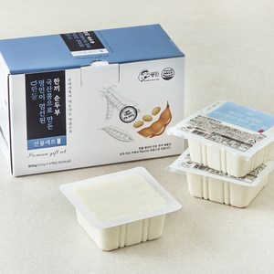 한둘 명인이 엄선된 국산콩으로 만든 한끼 순두부, 150g, 6개