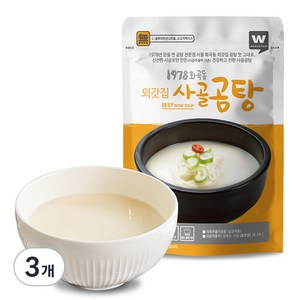 외갓집 1978 화곡동 외갓집 사골곰탕, 500g, 3개