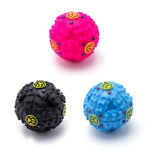 ABM 반려견 간식볼7번 노즈워크장난감 7.5 x 7.5 cm, 랜덤 발송, 3개입