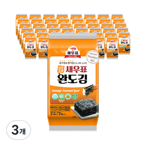 새우표 완도 프리미엄 도시락김, 4g, 144개