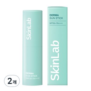 크리넥스 스킨랩 더마 선스틱 SPF50+ PA++++, 10g, 2개