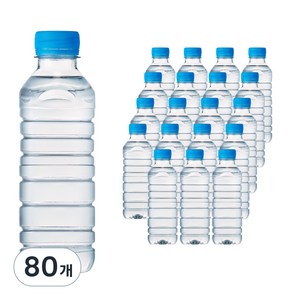 가야산천년수 무라벨 먹는샘물, 330ml, 80개