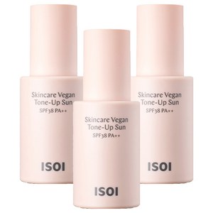 아이소이 스킨케어 비건 톤업 썬 SPF38 PA++, 40ml, 3개