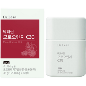닥터린 WCS 모로오렌지 C3G, 30정, 1개