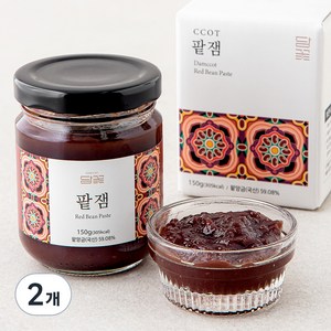 담꽃 CCOT 팥잼, 150g, 2개