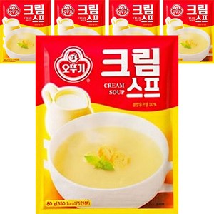 오뚜기 크림 스프, 80g, 5개