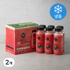 엘제이드 얼린 생 수박주스 6개입 (냉동), 250ml, 12개