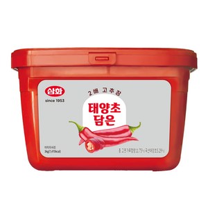 [삼화] 태양초 담은 2배 고추장, 3kg, 1개