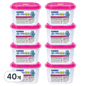 물먹는하마 제습제 옷장용, 300g, 40개