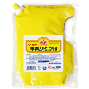 오뚜기 오쉐프 허니머스터드 드레싱, 2kg, 1개