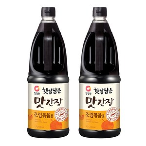 청정원 햇살담은 맛간장 조림볶음용, 1.7L, 2개