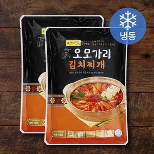 오모가리 수제 김치찌개 (냉동), 500g, 2개