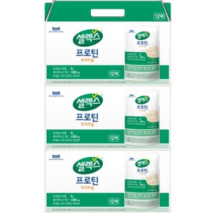 셀렉스 프로틴 파우치 음료 오리지널 12p, 1.5L, 3개