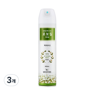 네이처커넥트 로보킬 일반형 살충제 600ml, 1개입, 3개