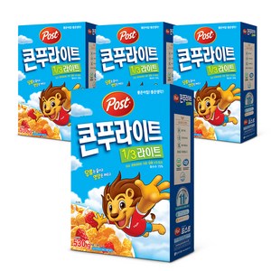 포스트 콘푸라이트 라이트 시리얼, 530g, 4개