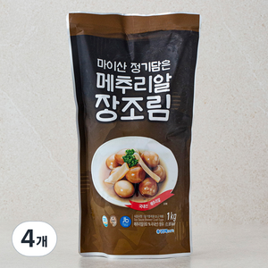 늘푸른 마이산 정기담은 메추리알 장조림, 1kg, 4개