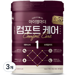 아이엠마더 컴포트케어 분유 1단계, 800g, 3개