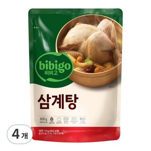 비비고 삼계탕, 800g, 4개