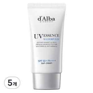 달바 워터풀 에센스 선크림 SPF50+ PA++++, 50ml, 5개