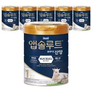 앱솔루트 플래티넘 산양 분유 1단계, 750g, 6개