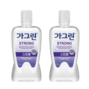 가그린 스트롱 구강청결제, 750ml, 2개