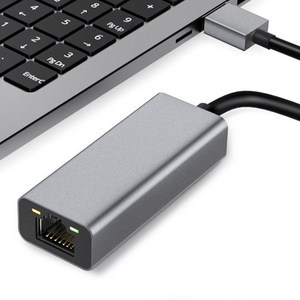 림스테일 USB3.0 기가 비트 랜카드 노트북용 그레이, LM27, 1개