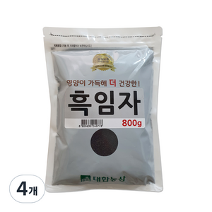 대한농산 흑임자, 800g, 4개