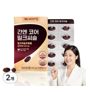 비타민마을 간엔 코어 밀크씨슬 15g, 30정, 2개