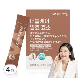 비타민마을 더블케어 발효 효소 30p, 90g, 4개