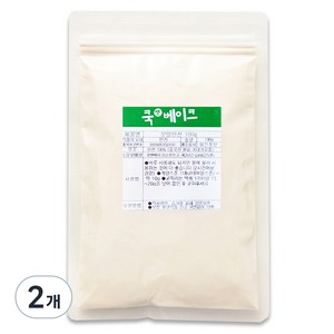 쿡앤베이크 분말 한천, 2개, 100g