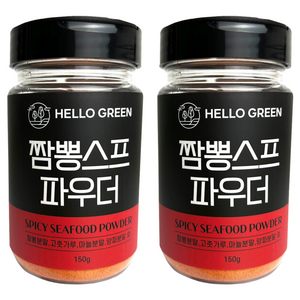 헬로우그린 짬뽕 스프 파우더, 2개, 150g