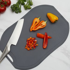 코멧 홈 국내생산 BPA FREE TPU 걸이형 양면 도마, 챠콜, 1개