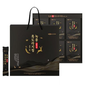 삼진제약 녹용 구증구포 흑도라지청 진액 스틱 60개입 + 쇼핑백, 600g, 1개