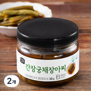 담가 간장궁채 장아찌, 350g, 2개