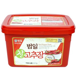 범일 찰 고추장, 3kg, 1개