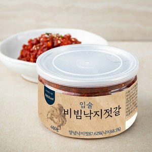 입술젓갈 비빔 낙지젓, 400g, 1개