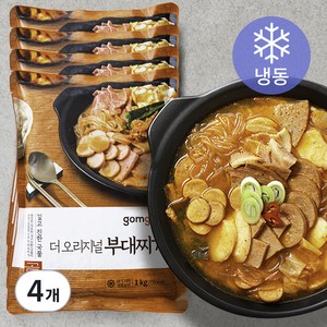 곰곰 더 오리지널 부대찌개, 1kg, 4개