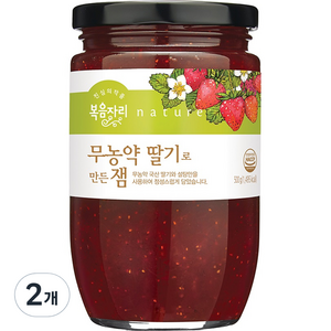 복음자리 무농약 딸기로 만든 잼, 500g, 2개