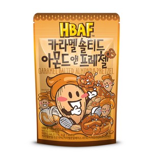 바프 카라멜 솔티드 아몬드 앤 프레첼, 190g, 1개