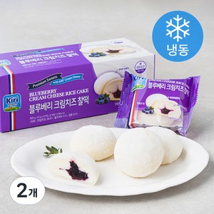 끼리 블루베리 크림치즈 찰떡 6개입 (냉동), 360g, 2개