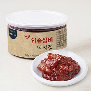 입술 실비 낙지젓, 400g, 1개