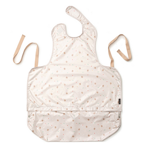 베이비클로 나시 지퍼형 이유식 턱받이, 곰돌이베이지, 1개, 1개입