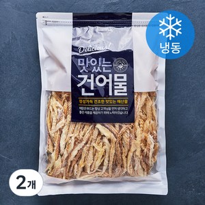 해맑은푸드 손질 먹태채 중채 (냉동), 400g, 2개