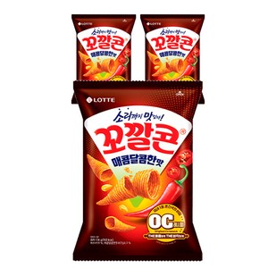 꼬깔콘 매콤달콤한 맛, 134g, 3개