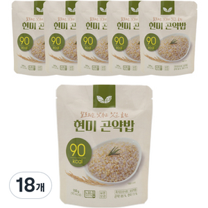 봄날 현미 즉석 곤약밥, 150g, 18개